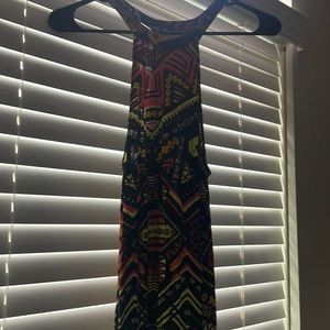 h&m coachella collab print dress